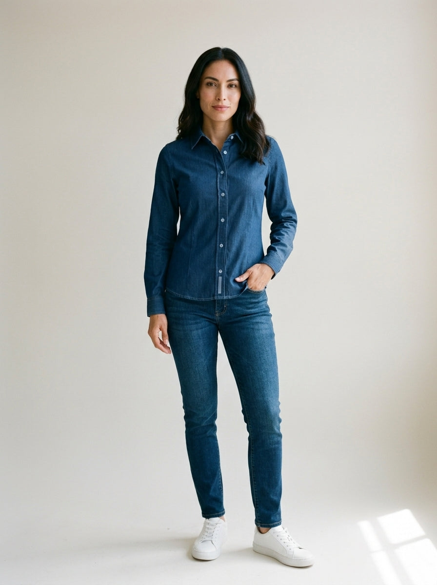 Blusa de Mezclilla Navy My Land