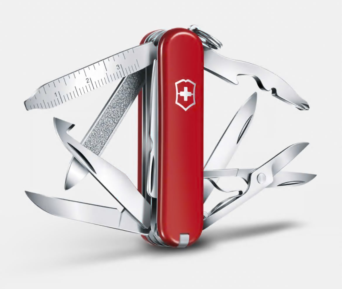 Mini Champ Navaja VICTORINOX 0.6385 ROJO — VICTORINOX