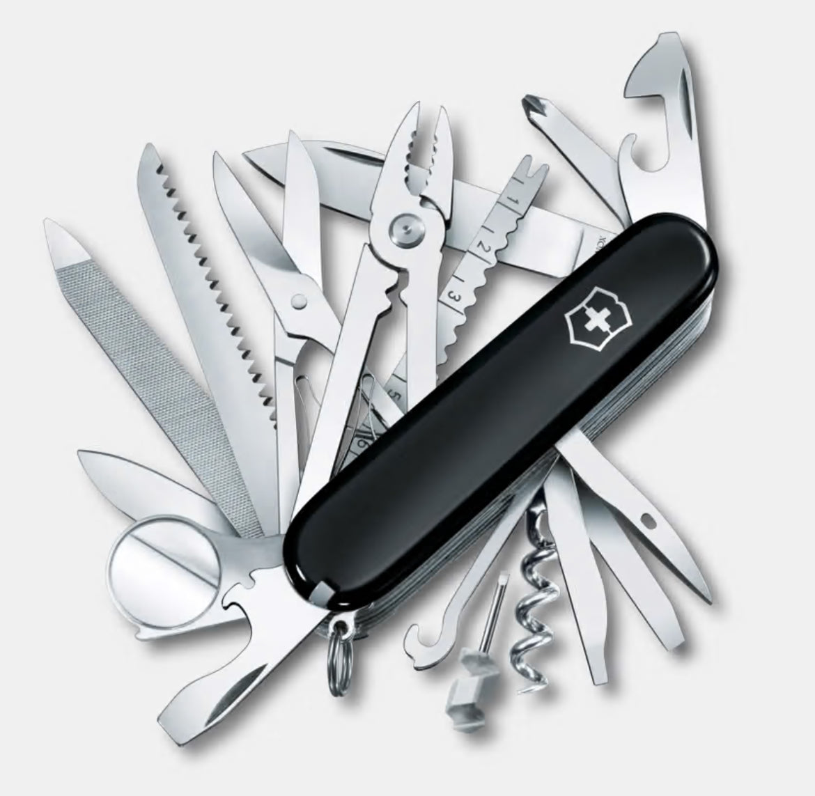 Swiss Champ Navaja VICTORINOX 1.6795/1.6795.3 ROJO/NEGRO — VICTORINOX