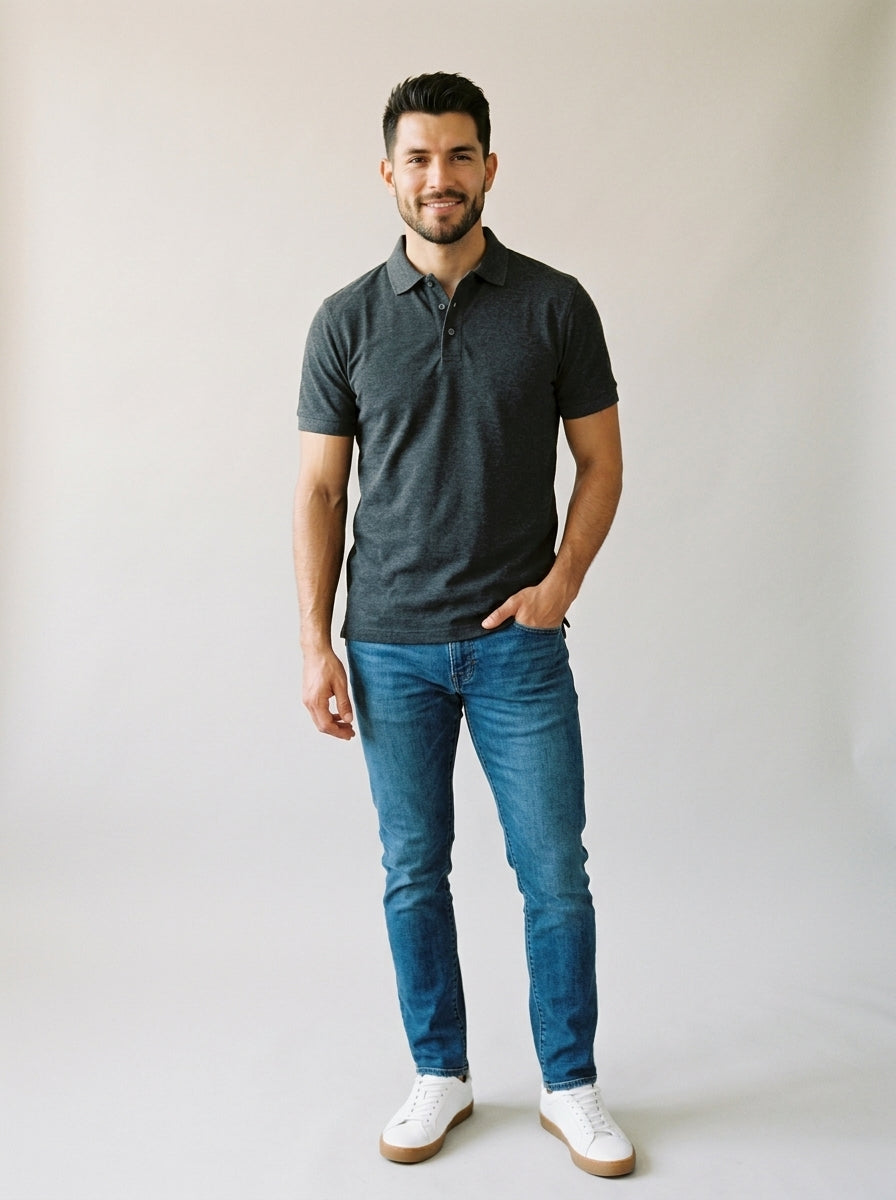 Playera Polo Oxford Regular Fit