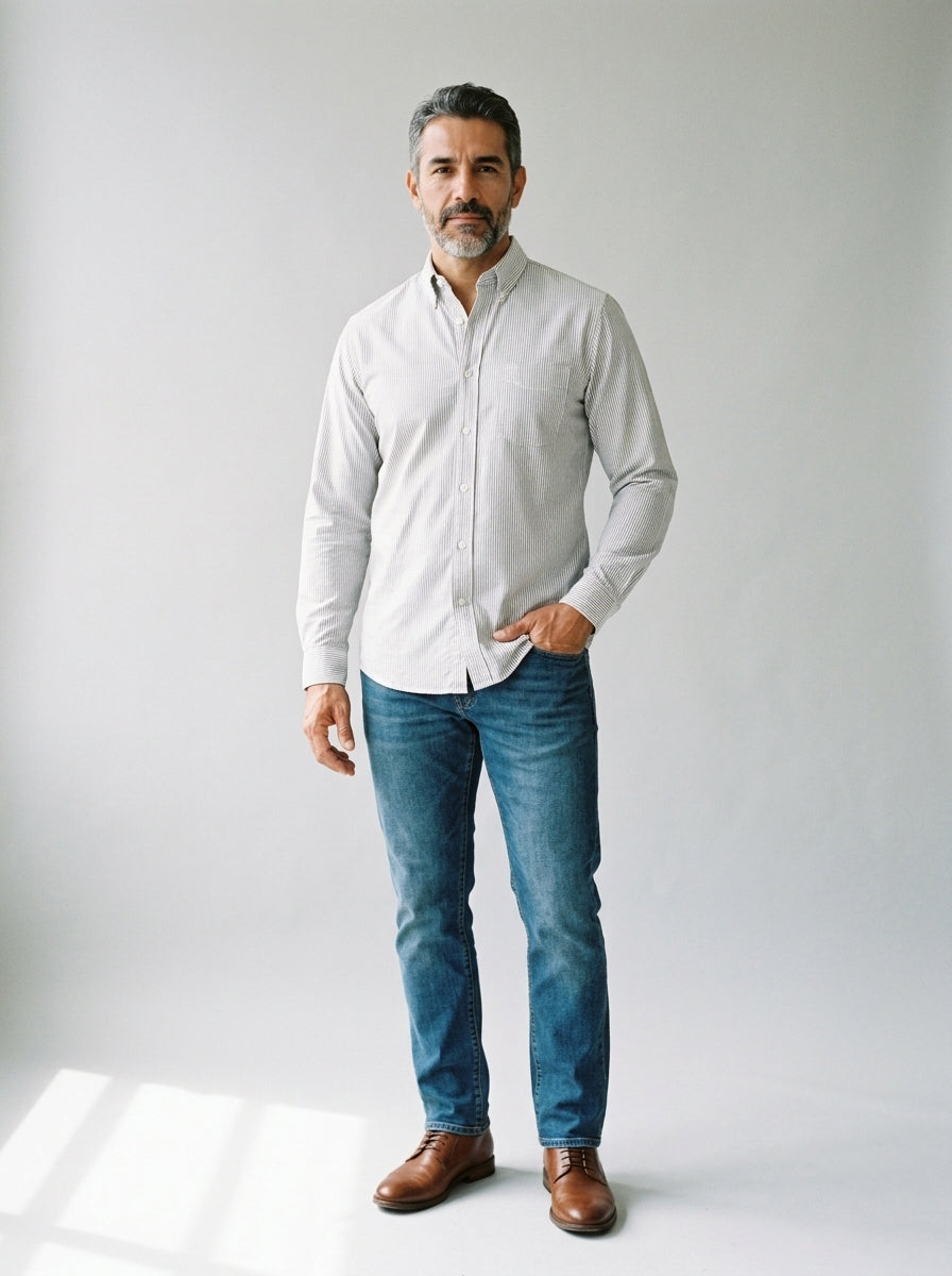 Camisa Soul & Blues Capri Rayas