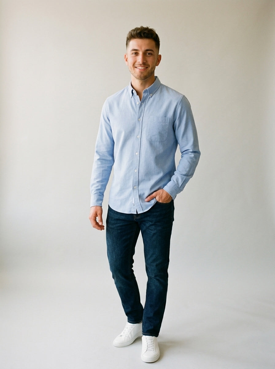Camisa Bibo Oxford Caballero
