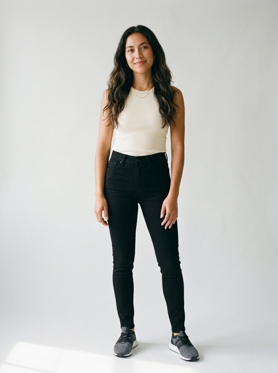 Denizen From Levi's High-rise Skinny | Negro