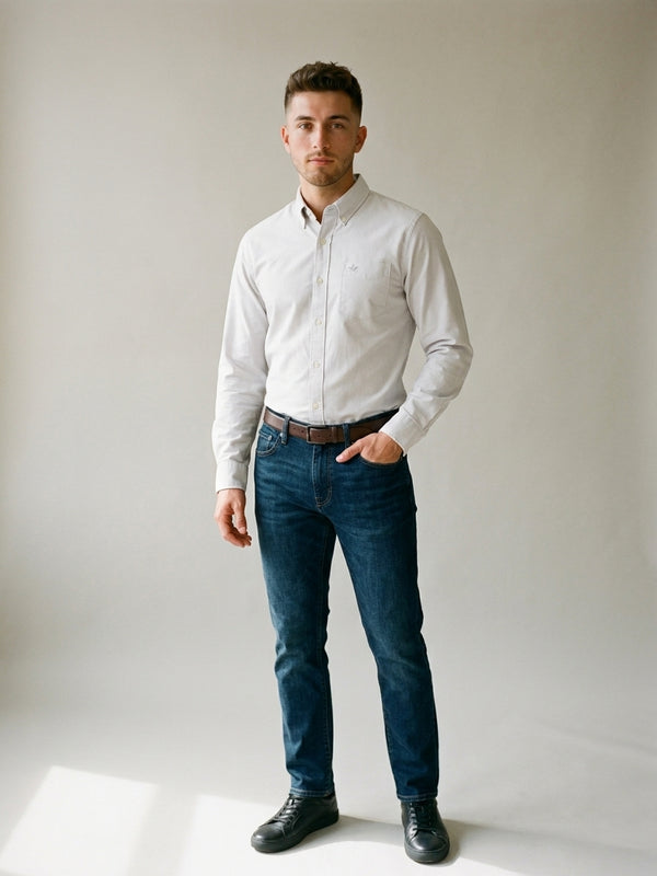 Camisa Dockers Signature Comfort Flex, corte clásico (Big and Tall)