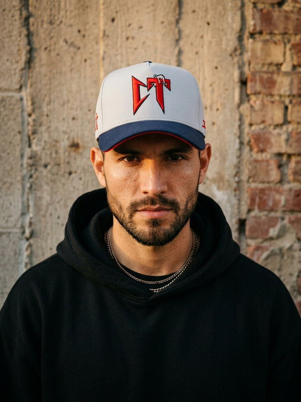 Gorra JC Hats Natanael Cano CT Gray/Navy
