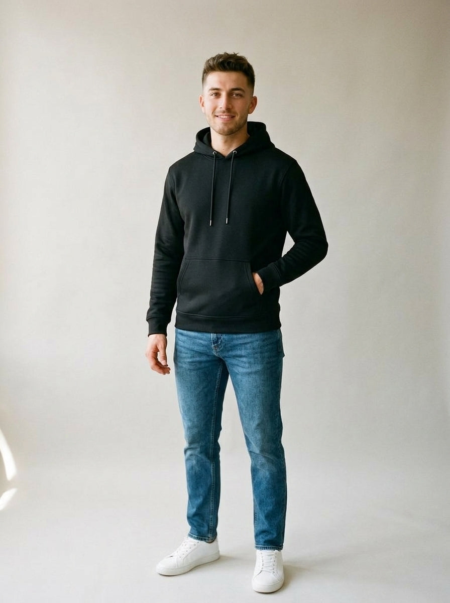 Sudadera con Capucha y Cangurera Caballero Vertical Eagle MVE 1001sport