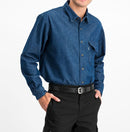 CAMISA UNITAM MEZCLILLA U414C-1