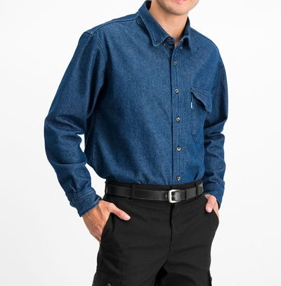 CAMISA UNITAM MEZCLILLA 2414C