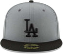 New Era 59Fifty MLB Basic Los Angeles Dodgers - Gorra ajustable color gris/negro-1