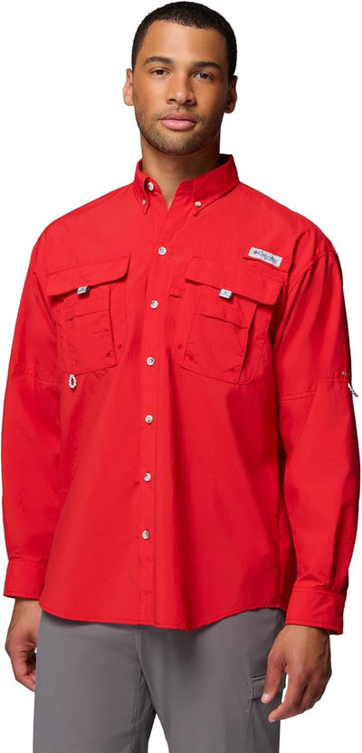 CAMISA 𝐂𝐎𝐋𝐔𝐌𝐁𝐈𝐀 MANGA LARGA PFG BAHAMA II PARA HOMBRE