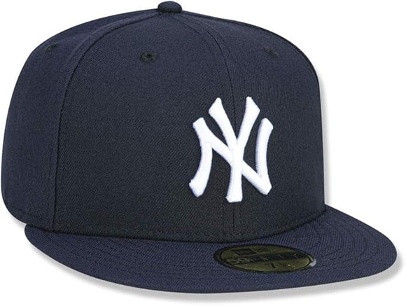 New Era Gorra Oficial de Juego NY Yankees Authentic Collection MLB 59Fifty Visera Plana