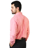 CAMISA OXFORD INGLES CORAL A0205-2