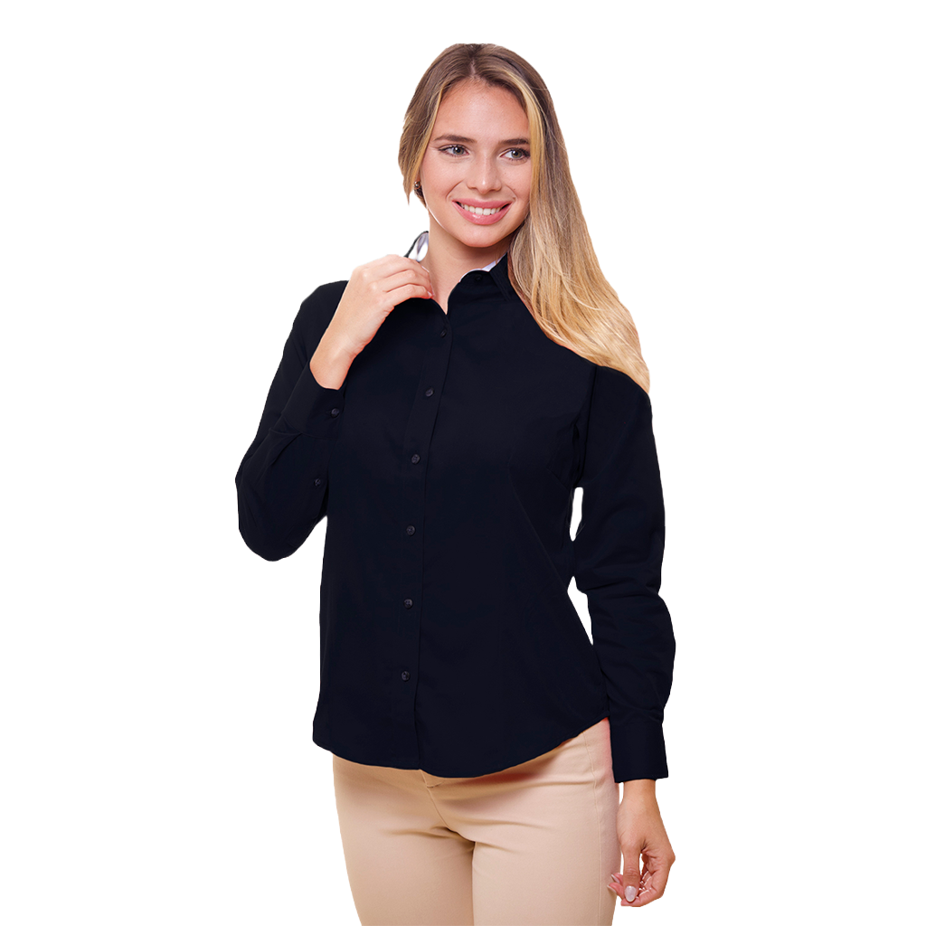 Comprar azul-marino BLUSA DAMA BLUE &amp; WHITE GABARDINA