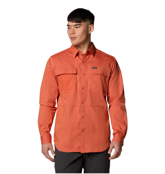 Camisa de manga larga Columbia Twill Landroamer para hombre