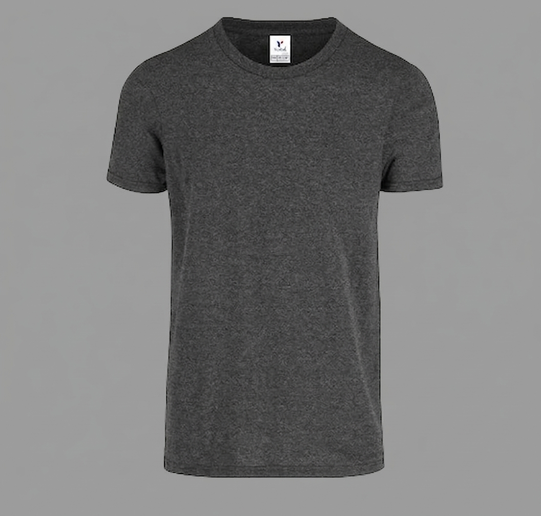 PLAYERA YAZBEK JASPE CUELLO REDONDO MANGA CORTA - C250 — YAZBEK