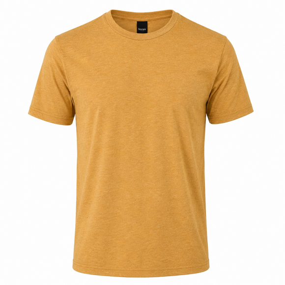 Playera Bones Triblend cuello redondo manga corta B371C
