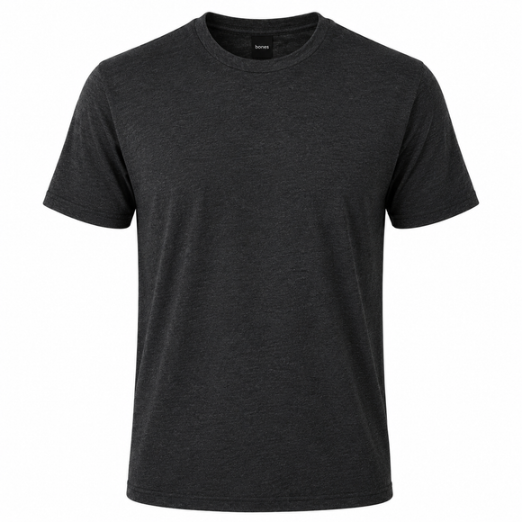 Playera Bones Triblend cuello redondo manga corta B371C