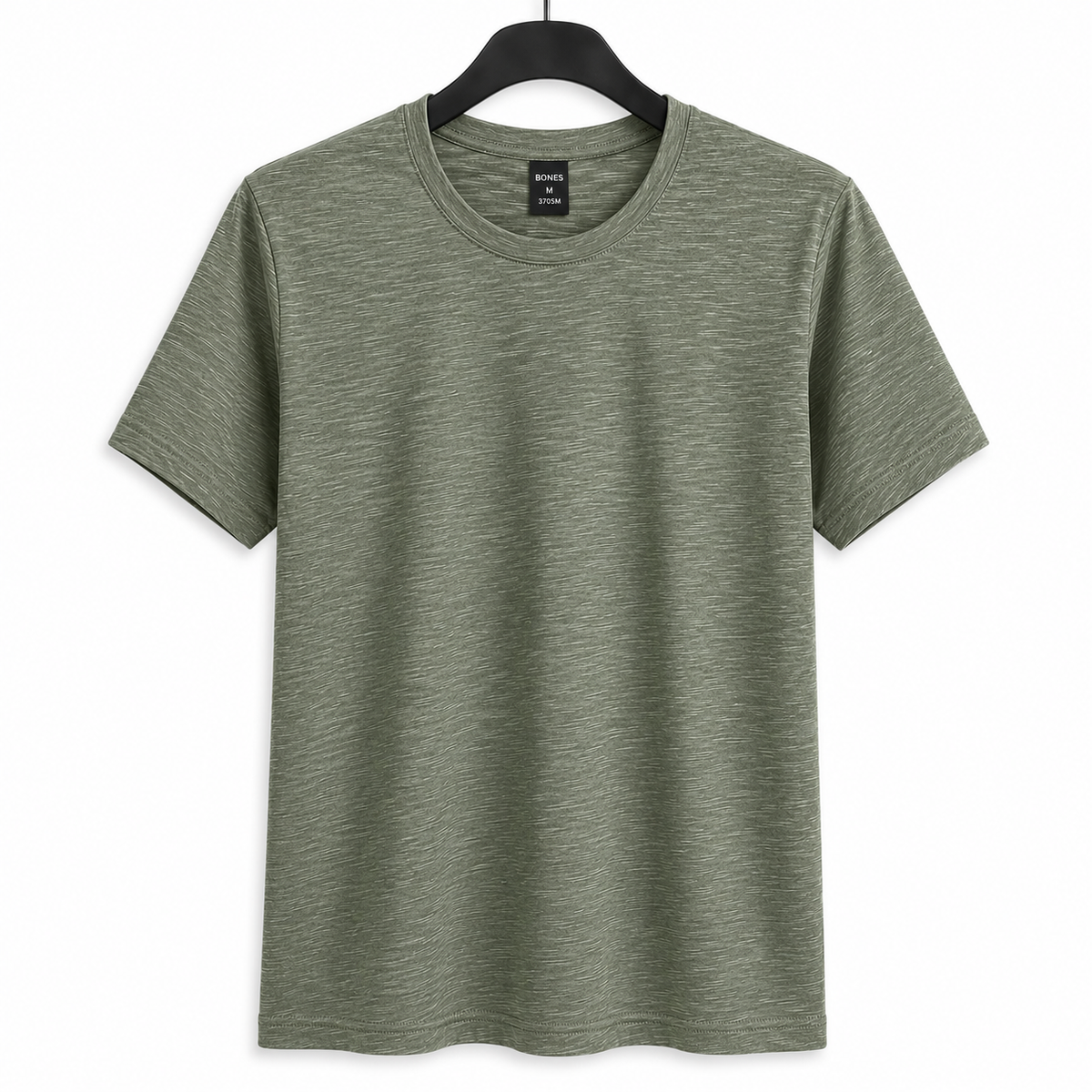 Playera Bones Slub cuello redondo manga corta caballero