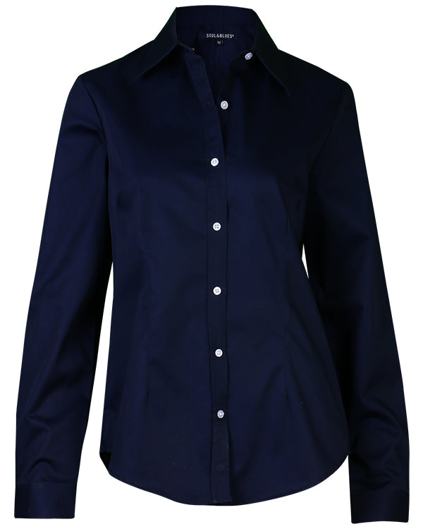 Comprar azul-marino BLUSA DAMA SOUL &amp; BLUES GABARDINA FLORENCIA