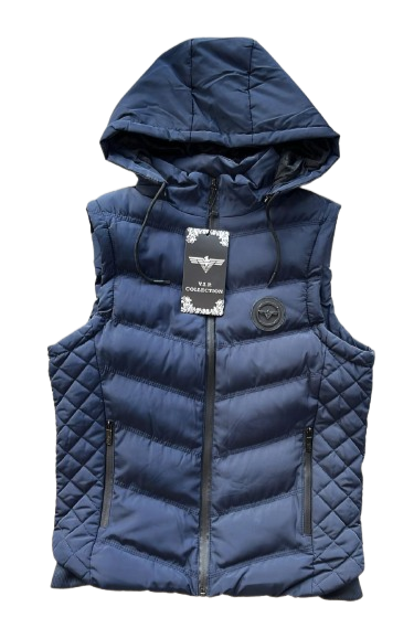 CHALECO CON GORRO REMOVIBLE | VIP COLLECTION