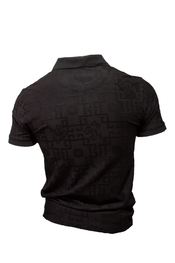 PLAYERA TIPO POLO PAVINI CON  ESTAMPADO PT-3026