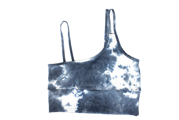 SPORTS BRA TIE DYE TIRANTES ASIMETRICOS | LA SOCIETY