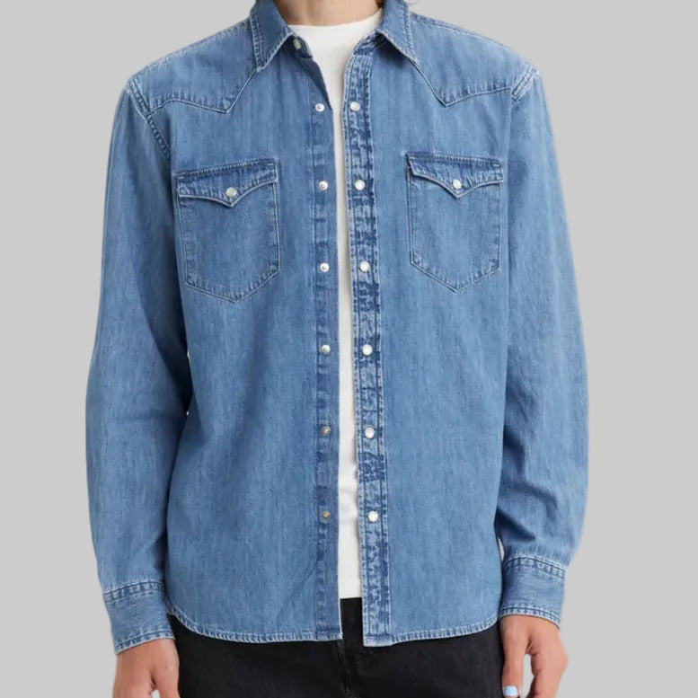 Camisa de mezclilla