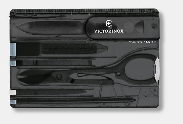 Swiss Card Classic Navaja VICTORINOX 0.7133.T3/0.7100.T NEGRO/ROJO — VICTORINOX
