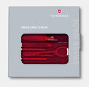 Swiss Card Classic Navaja VICTORINOX 0.7133.T3/0.7100.T NEGRO/ROJO-7