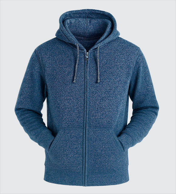 SUDADERA POLAR con Ziper Capucha y Cangurera CABALLERO LEEHANTON MFJ101