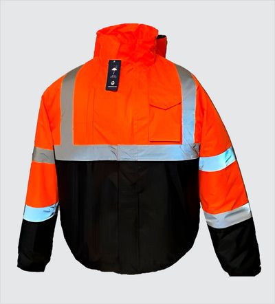 CHAMARRA DE SEGURIDAD ACOLCHADA DE ALTA VISIBILIDAD LEEHANTON MFJ95