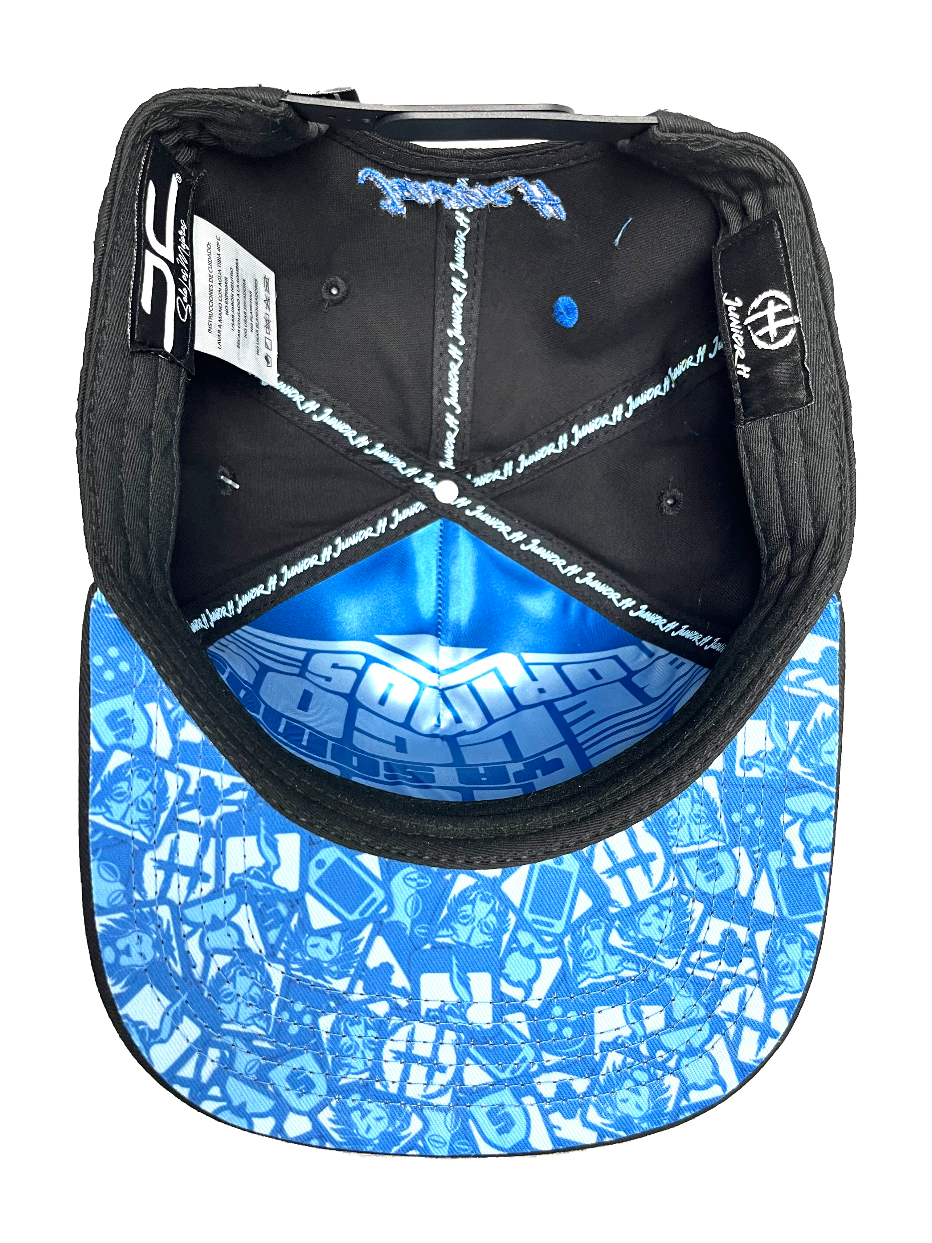 Gorra Jc Hats X Junior H Angel Azul - 0