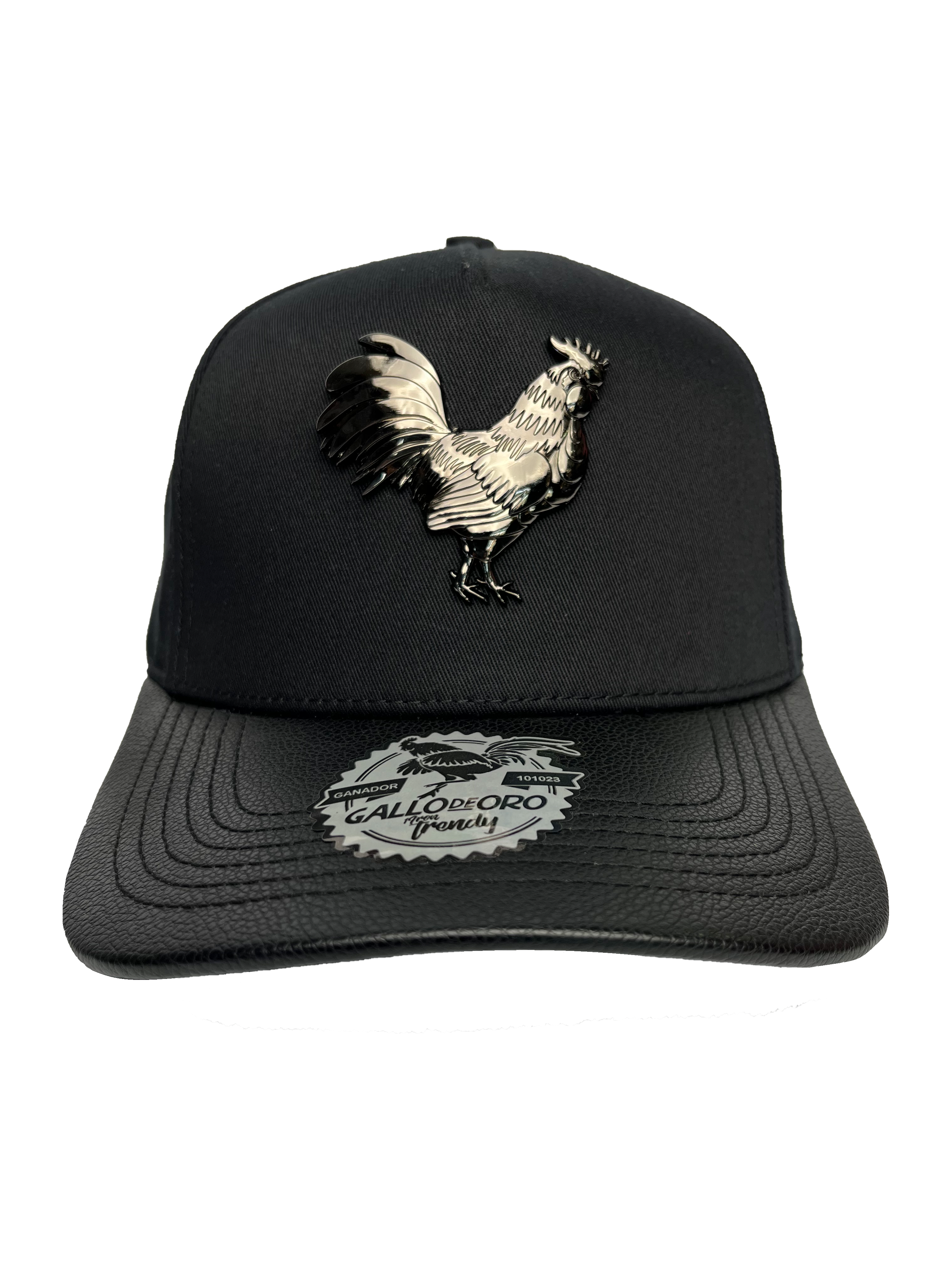 1IRONTRENDY Rooster Metal Gallo De Oro