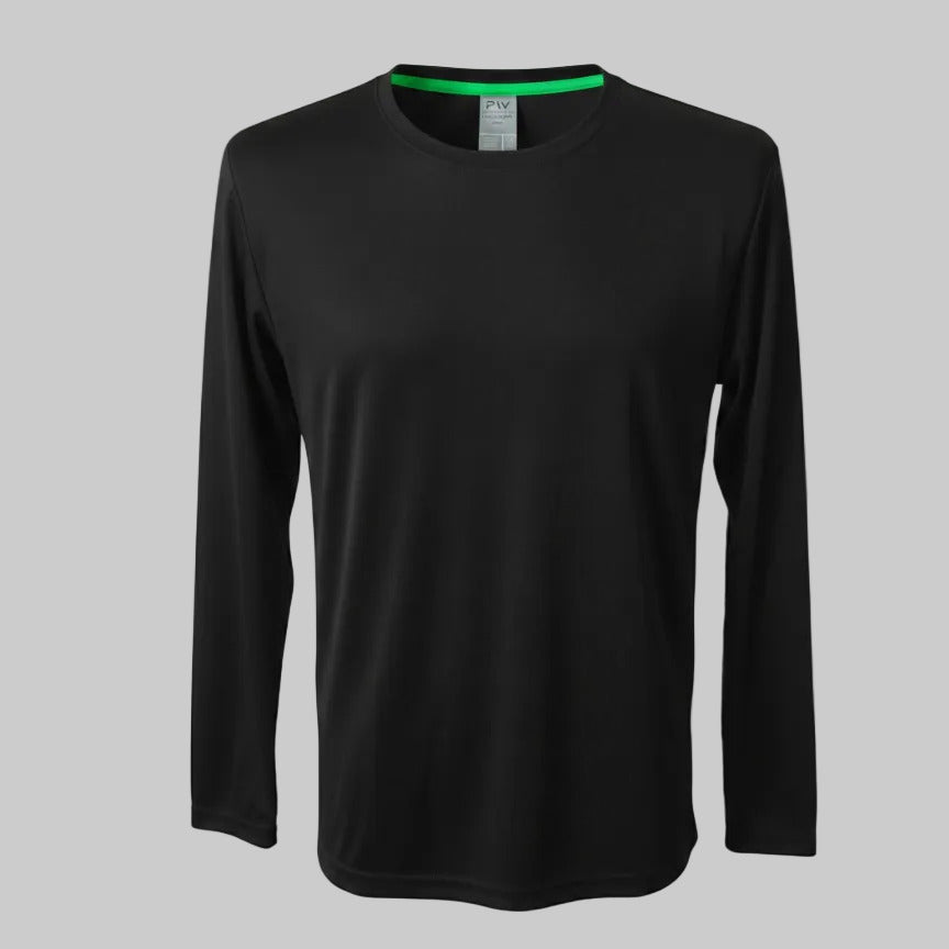 Playera Deportiva Poliéster Manga Larga Caballero - Playerytees- Estilo 950CL