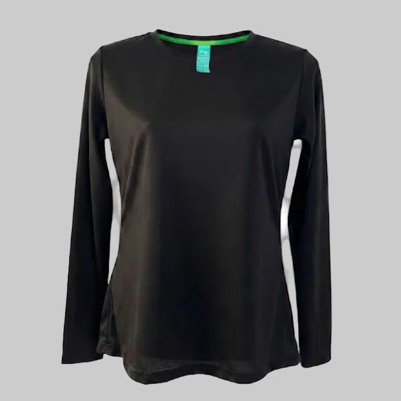 Playera Deportiva Poliéster Manga Larga Dama - Playerytees- Estilo 950DL