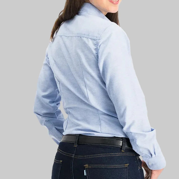 BLUSA UNITAM OXFORD CELESTE U679D — UNITAM