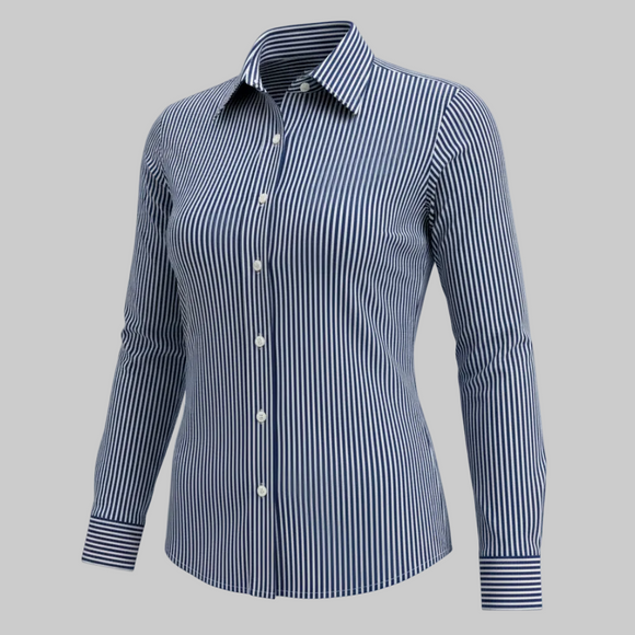 BLUSA EJECUTIVA RAYAS M423DDN - M423DBK - M423DWH