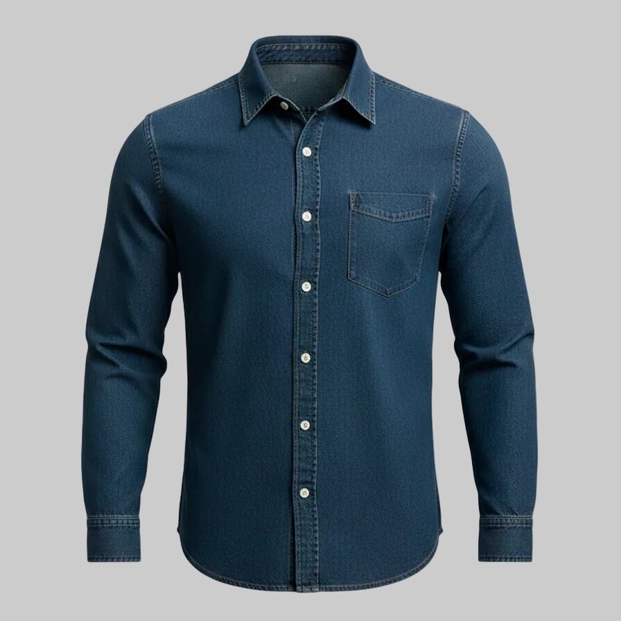 Camisa de Mezclilla Navy My Land
