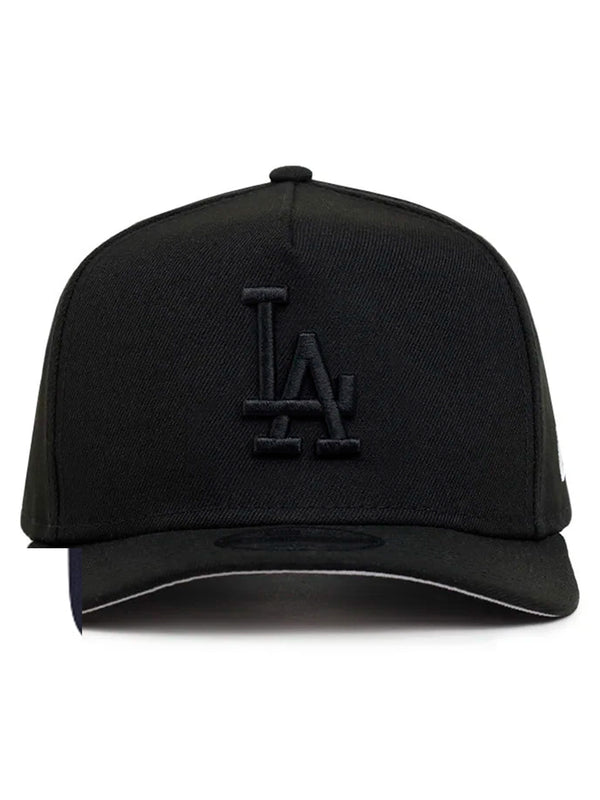 New Era Los Angeles Dodgers Negro Sobre Negro 9Fifty Marco A Snapback
