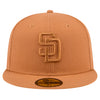 Gorra ajustada San Diego Padres New Era Color Pack 9FIFTY - Marrón