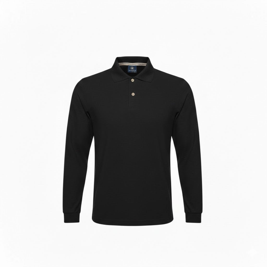 Polo Manga Larga Assoluto de LA Linea Gold para Unisex