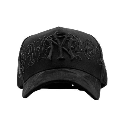 31 HATS NY CRYSTALS NEGRA