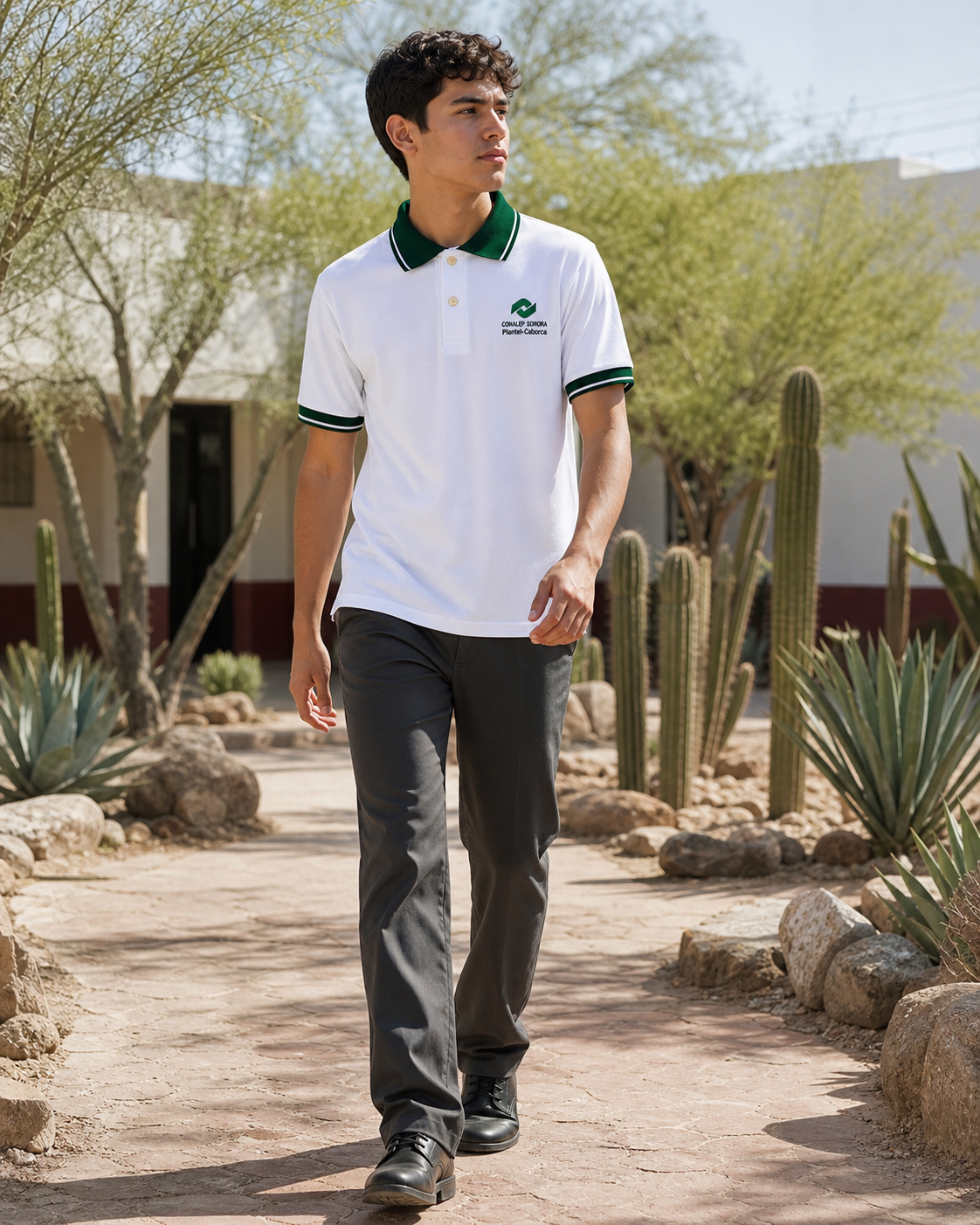 Playera Polo Caballero Conalep
