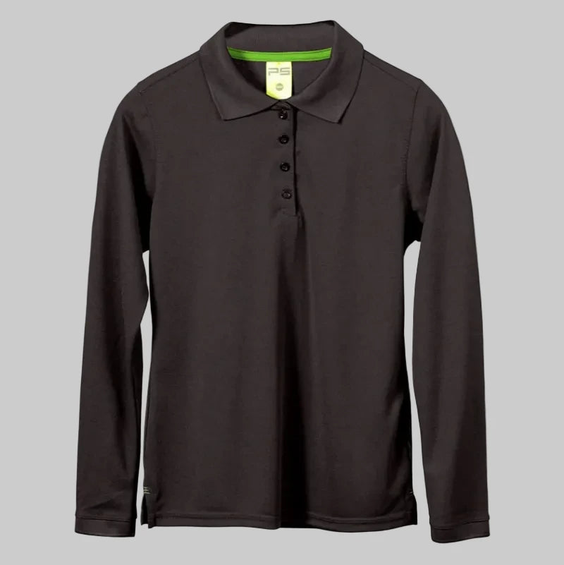 Polo Poliéster Sport Manga Larga Dama- Playerytees - Estilo 900DL