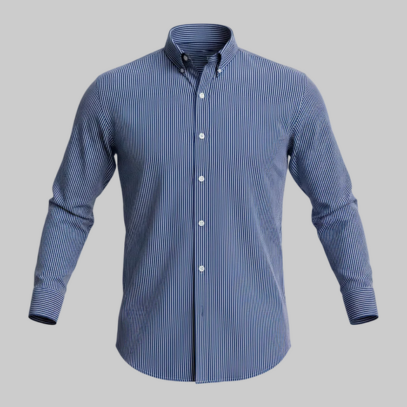 CAMISA EJECUTIVA RAYAS M423CDN - M423CBK - M423CWH — MY LAND