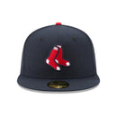 New Era Gorra Oficial de Juego Boston Red Sox Collection MLB 59Fifty Visera Plana-1