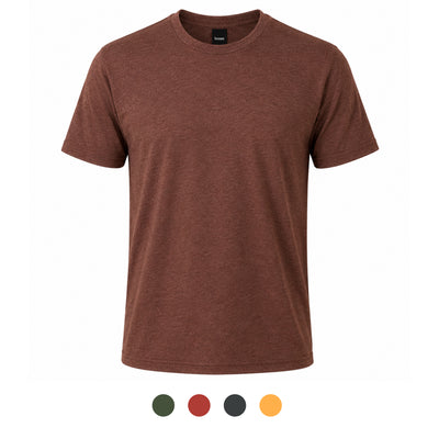 Playera Bones Triblend cuello redondo manga corta B371C