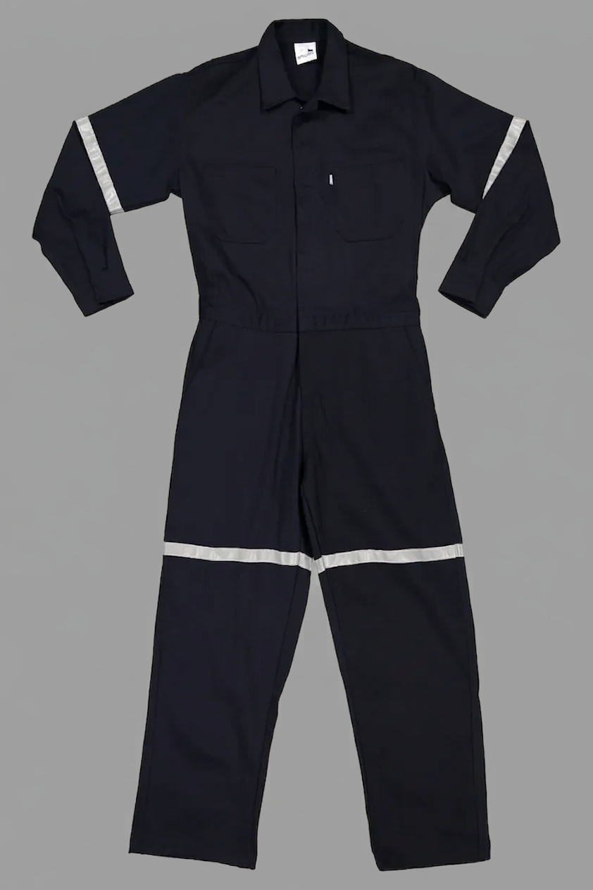 OVEROL GABARDINA UNITAM CON CINTA REFLEJANTE - U3810CC Y U2030CC — UNITAM