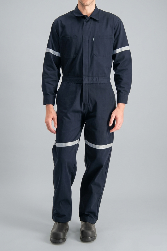 OVEROL GABARDINA UNITAM CON CINTA REFLEJANTE - U3810CC Y U2030CC
