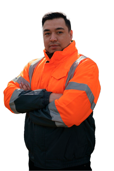 CHAMARRA DE SEGURIDAD ACOLCHADA DE ALTA VISIBILIDAD MY LAND